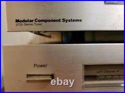 MODULAR COMPONENT SYSTEMS MCS Model 3705 Stereo and 3850 Tuner JAPAN EXCELLENT