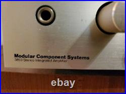 MODULAR COMPONENT SYSTEMS MCS Model 3705 Stereo and 3850 Tuner JAPAN EXCELLENT