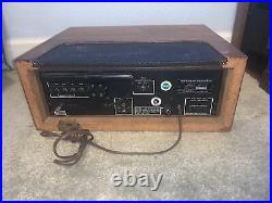 Marantz 105B AM/FM Vintage Stereophonic Tuner Very Nice With Wood Cabinet RARE