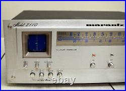Marantz Model 2110 Vintage Stereo AM / FM Tuner With Scope Works Great