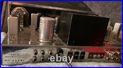 McIntosh MX 110 Vacuum Tube Stereo AM FM Radio Tuner Preamplifier with Wood case