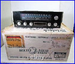 McIntosh MX-113 Stereo AM/FM Tuner Preamplifier with Original Box -Just Serviced