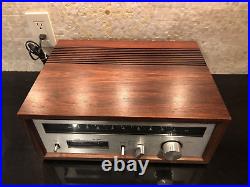 Mint JVC JT-V31 AM/FM Stereo Tuner Perfect Working Condition Walnut Wood Case