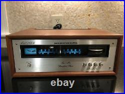 Mint Marantz 105B AM/FM Stereophonic Wood Case Tuner Perfect Working Condition
