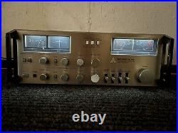Mitsubishi DA C20 Vintage AM/FM Stereo Tuner Preamplifier LEDs Working Perfectly
