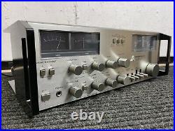 Mitsubishi DA C20 Vintage AM/FM Stereo Tuner Preamplifier LEDs Working Perfectly
