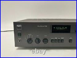 NAD 7140 Stereo Receiver AM/FM 4-8 ohm vintage tuner amplifier working AM FM