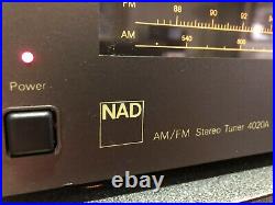 NAD AM/FM Stereo Tuner 4020A Vintage 1981, Excellent Condition