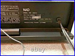 NAD AM/FM Stereo Tuner 4020A Vintage 1981, Excellent Condition