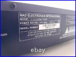 NAD RDS Stereo AM/FM Tuner C-420 Dipole Antenna Tested Working