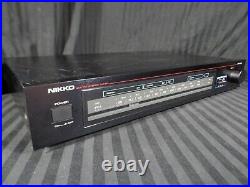 NIKKO AM/FM STEREO TUNER NT-340 Vintage 1980's NEW Never Used NIKKO FOUNDER