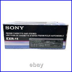 NOS Sony EXR-11 AM/FM Cassette Car Stereo Radio Audio Deck Tuner Open Box 1996