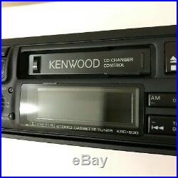 New Old School Vintage Kenwood Krc-930 Pull Out Cassette Am/fm Tuner Stereo