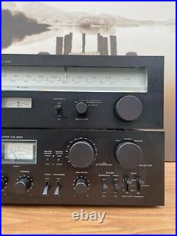 Nikko Integrated Stereo Amplifier NA890+Nikko AM/FM Stereo Tuner NT890 Orig Boxs