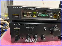 Onkyo A-8017 Integrated Stereo Amplifier and T-4015 AM/FM Stereo Tuner
