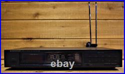 Onkyo Integra Quartz Synthesized FM Stereo AM Tuner T-4057 Black Tested Works