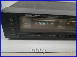 Onkyo Integra T-9090 Quartz Synthesized Fm Stereo Tuner