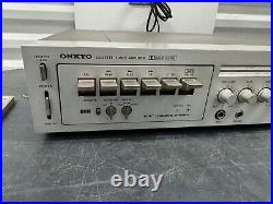 Onkyo cx-70 Stereo Cassette Tuner Amplifier. Working