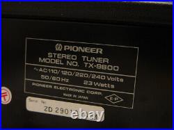 PIONEER TX-9800 QUARZ LOCKED STEREO TUNER / SPEC / im Holzgehäuse