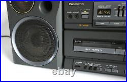 Panasonic RX-CT990 Vintage Retro Portable Stereo System S-XBS Cassette/Tuner