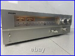Philips AH 186 MW-FM Stereo Tuner Silver HiFi Separate Tested and Working