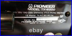 Pioneer TX-6200 AM/FM Stereo Tuner (1973-75)