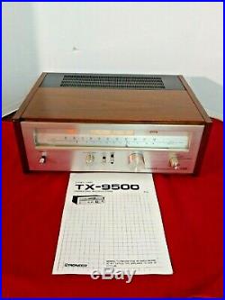 Pioneer TX-9500 Stereo AM/FM Tuner With Manual