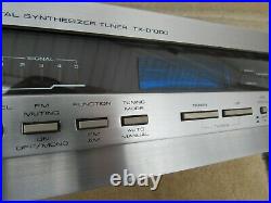 Pioneer TX-D1000 AM/FM Stereo Synthesizer Tuner Japan Digital Works Great RARE