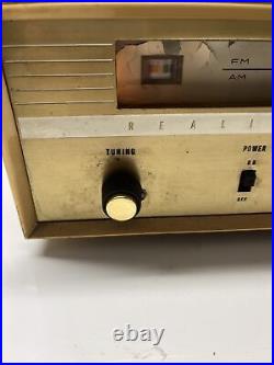 RARE Realistic TM/8 Am/FM Multiplex Stereo Tube Tuner Receiver Working 1962