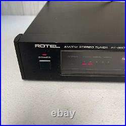 ROTEL RT-850A Vintage Stereo Tuner Deck Tested