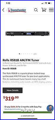 RS81B a. M. FM digital tuner