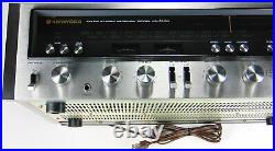 Rare Vintage Kenwood Kr-7600 Am Fm Stereo Tuner Receiver Amplifier Japan Tested