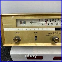 Realistic Tm/8 Vintage Am/fm Stereo Tuner Parts Only Unmolested Unit
