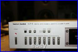 Restored Harman Kardon hk 715 AM/FM Stereo Tuner