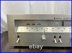 SANYO FMT 611K Vintage AM/FM Tuner Stereo Mono Works Tested