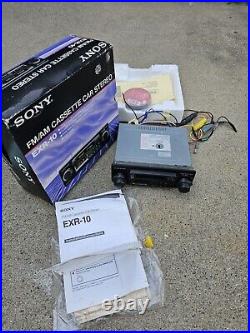 SONY EXR-10 AM/FM Cassette Car Stereo Shaft Knob Radio Audio Deck Tuner EUC