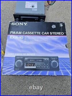 SONY EXR-10 AM/FM Cassette Car Stereo Shaft Knob Radio Audio Deck Tuner EUC