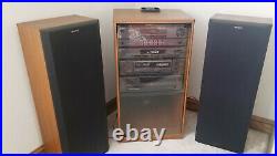 SONY HST-231 Stereo System Cabinet 5 CD Player, Tuner, more RARE