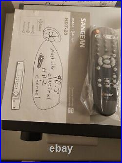 Sangean HDT-20 HD Radio Tuner withREMOTE & Original Items Included PLUS Extras