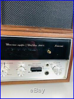 Sansui 5000x Vintage AM/FM Receiver Stereo Tuner Amplifier and 2 Speakers