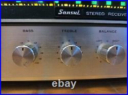 Sansui 661 AM/FM Stereo Receiver/Tuner/Amplifier LED upgraded, Cleaned
