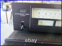 Sansui Au-317 Integrated Stereo Amplifier Tu-217 Am/fm Tuner Nr-mint Works Great