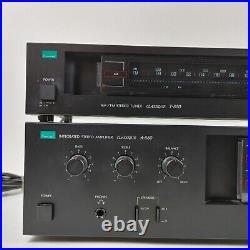 Sansui Classique A-550 Stereo Amplifier and T-550 AM/FM Stereo Tuner TESTED