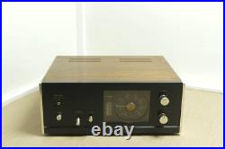 Sansui TU-666 AM/FM Solid State Stereo Tuner Vintage Tested WithWood Case Working