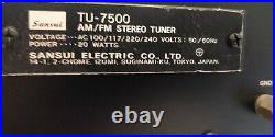 Sansui TU-7500 AM/FM Stereo Tuner (1974)