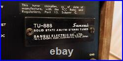 Sansui TU-888 Solid State AM/FM Stereo Tuner (1972)