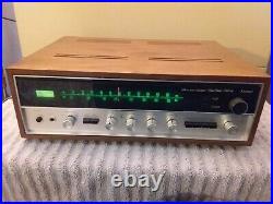 Sansui Vintage AM/FM Stereo Tuner Amplifier 2000A Wood Case Solid State