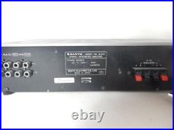 Sanyo Ja 240 AM-FM Stereo Integrated Amplifier Black Excellent Condition