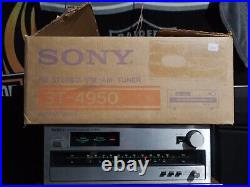 Serviced & Working Vintage Sony ST-4950 Stereo AM/FM Tuner in Original Box NICE
