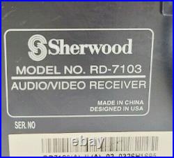 Sherwood RD-7103 Audio Video Receiver Amplifier Tested